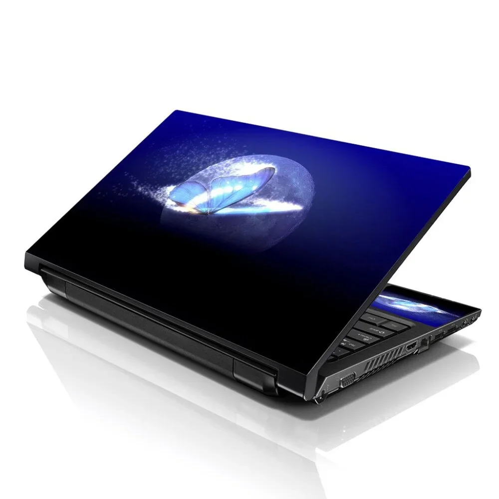 LSS 15.6 & 17.3 Inches Laptop Notebook Skin Sticker Decal - Butterfly Color